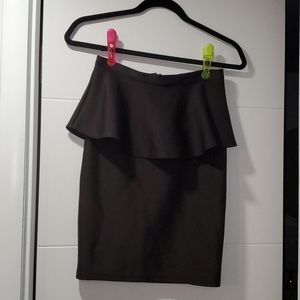 Top shop high wasted ruffle skirt